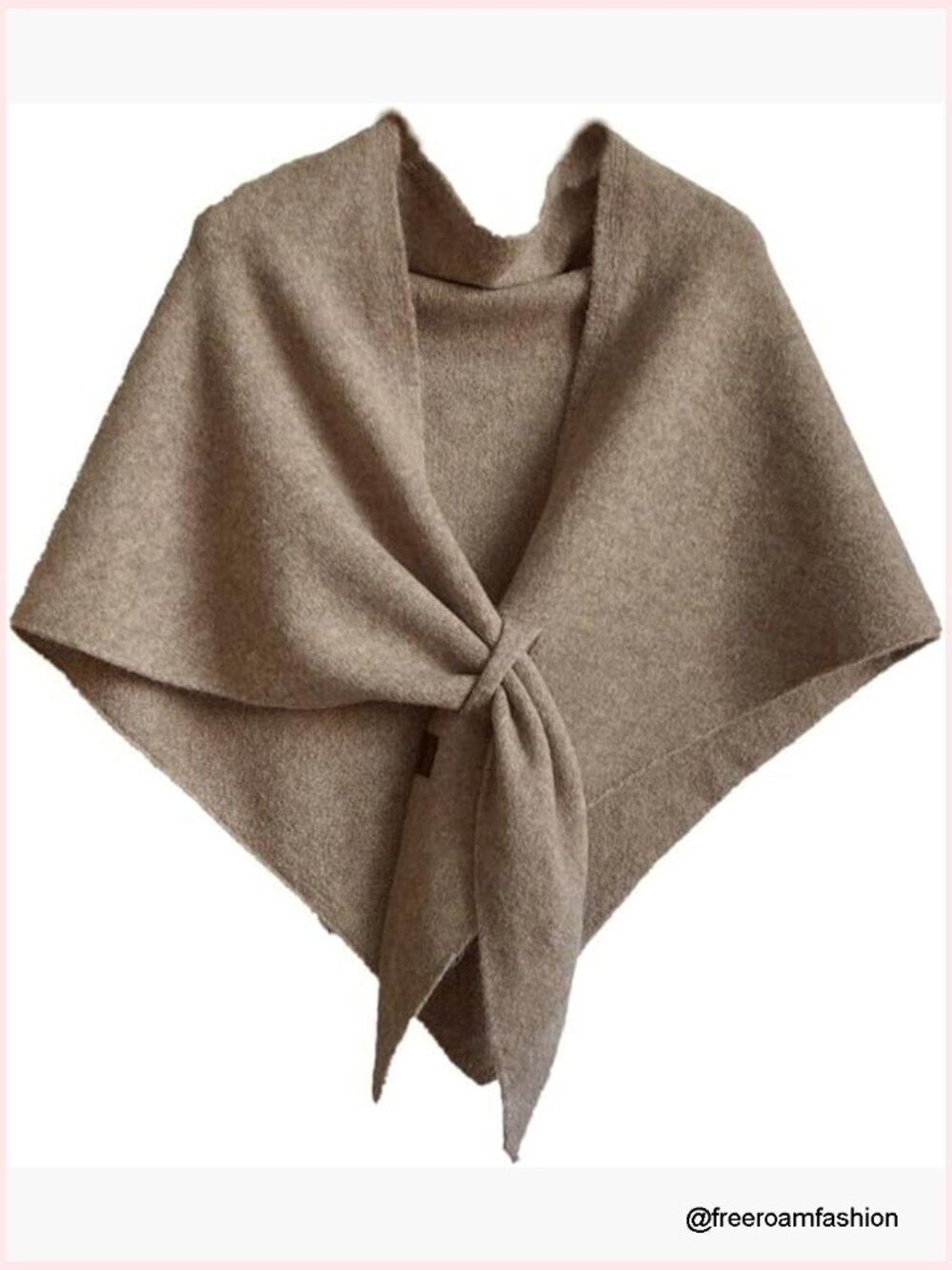 Knitted Knot Shawl Wrap Scarf Pashmina Lightweight Soft Cozy Womens Fall Winter